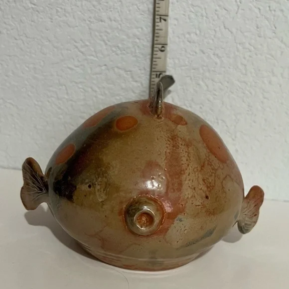 Artisan Fish Bank B Van Soi Handmade Artisan ClayOne of a Kind